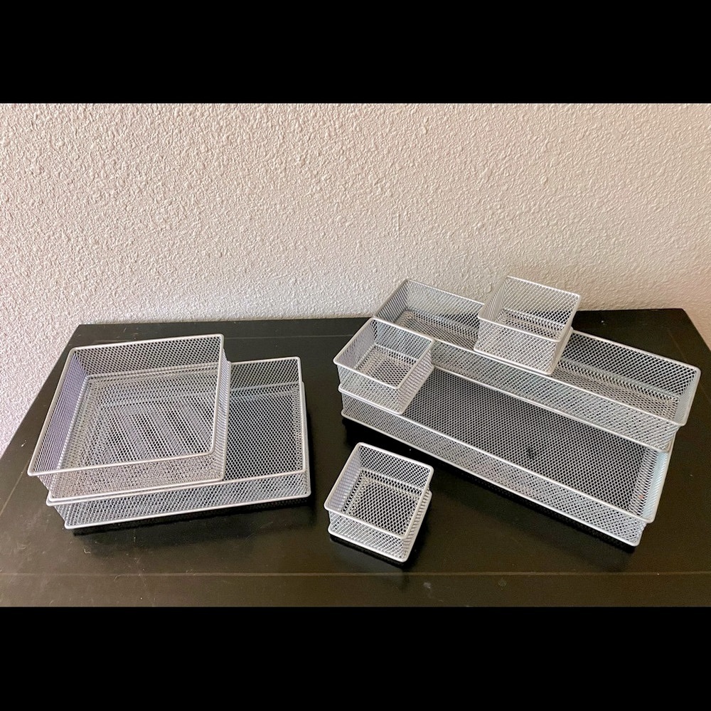Mesh Organizer Trays, Asstd. Sizes